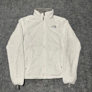 The North Face Osito Full Zip Fleece Jacket White Women Size XS